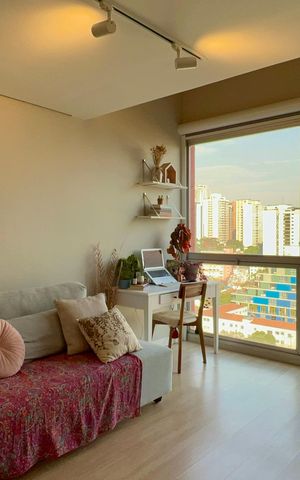 Apartamento para alugar com 60m², 1 quarto e 1 vaga Apartamento para alugar com 60m², 1 quarto e 1 vagaSala