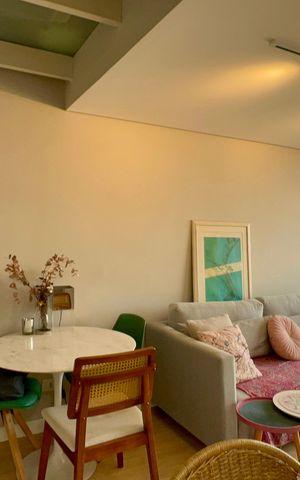 Apartamento para alugar com 60m², 1 quarto e 1 vaga Apartamento para alugar com 60m², 1 quarto e 1 vagaSala