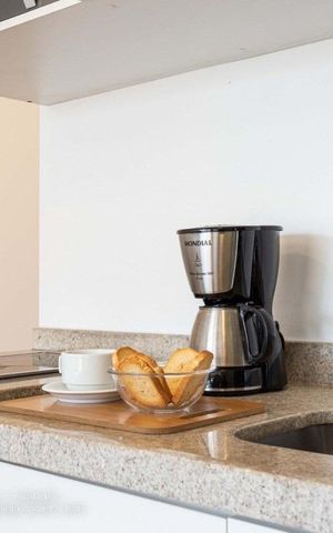 Studio à venda com 42m², 1 quarto e 1 vaga