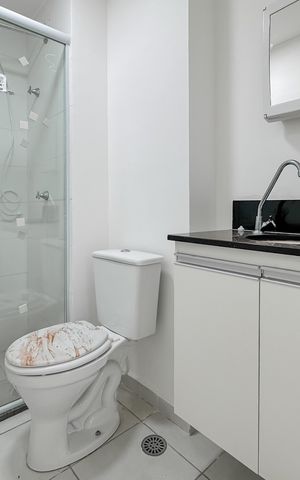 Apartamento à venda com 26m², 1 quarto e sem vaga Apartamento à venda com 26m², 1 quarto e sem vagaBanheiro