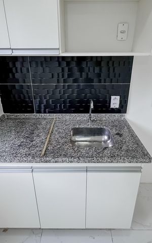 Apartamento à venda com 26m², 1 quarto e sem vaga Apartamento à venda com 26m², 1 quarto e sem vagaCozinha