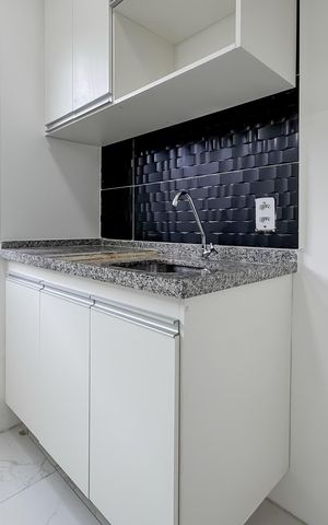 Apartamento à venda com 26m², 1 quarto e sem vaga Apartamento à venda com 26m², 1 quarto e sem vagaCozinha