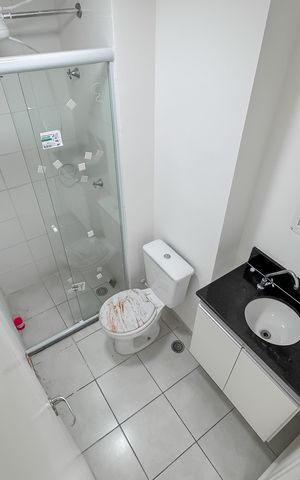 Apartamento à venda com 26m², 1 quarto e sem vaga Apartamento à venda com 26m², 1 quarto e sem vagaBanheiro