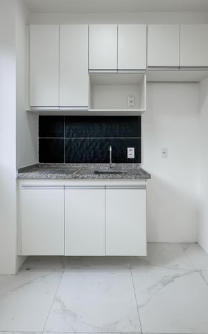 Apartamento à venda com 26m², 1 quarto e sem vaga Apartamento à venda com 26m², 1 quarto e sem vagaCozinha