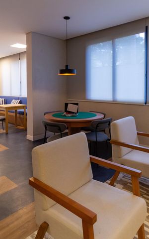 Studio para alugar com 25m², 1 quarto e sem vaga Studio para alugar com 25m², 1 quarto e sem vagaÁrea comum - Salão de Jogos
