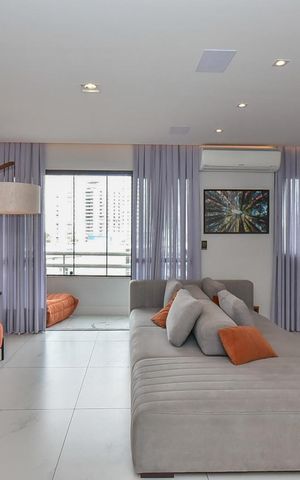 Apartamento à venda com 125m², 3 quartos e 2 vagasSala