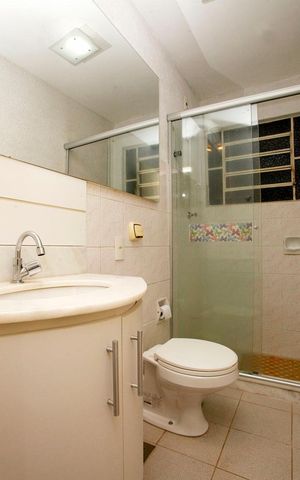 Apartamento para alugar com 39m², 1 quarto e sem vagaBanheiro da Suíte