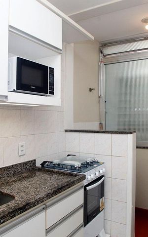 Apartamento para alugar com 39m², 1 quarto e sem vagaCozinha e Área de Serviço