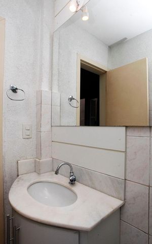 Apartamento para alugar com 39m², 1 quarto e sem vagaBanheiro da Suíte