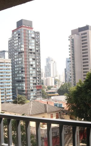Studio para alugar com 27m², 1 quarto e sem vagaVaranda