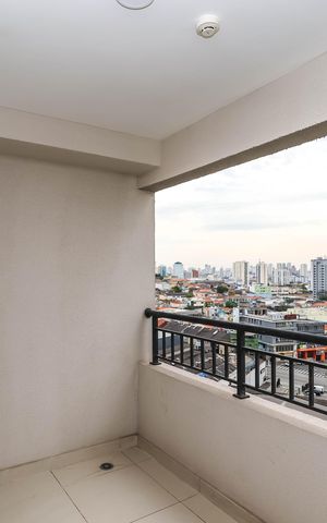 Studio para alugar com 27m², 1 quarto e sem vagaVaranda