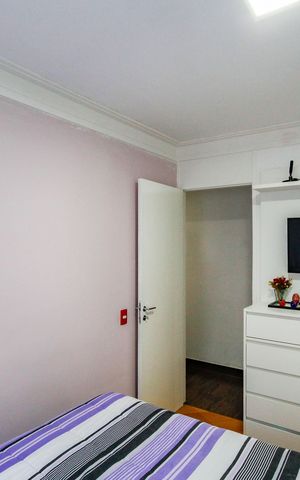 Apartamento à venda com 65m², 3 quartos e 1 vaga Apartamento à venda com 65m², 3 quartos e 1 vagaQuarto 2