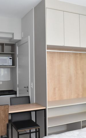 Studio para alugar com 24m², 1 quarto e sem vagaStudio