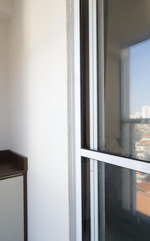 Apartamento para alugar com 32m², 2 quartos e sem vagaVaranda do Quarto 1