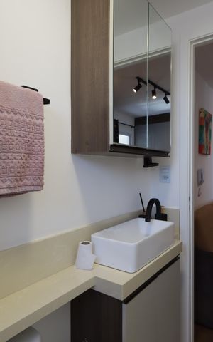 Apartamento para alugar com 32m², 2 quartos e sem vagaBanheiro Social