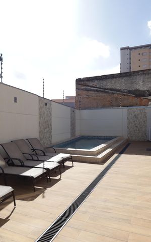 Apartamento para alugar com 32m², 2 quartos e sem vagaÁrea comum - Piscina