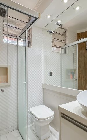 Apartamento para alugar com 59m², 2 quartos e sem vaga Apartamento para alugar com 59m², 2 quartos e sem vagaBanheiro Corredor