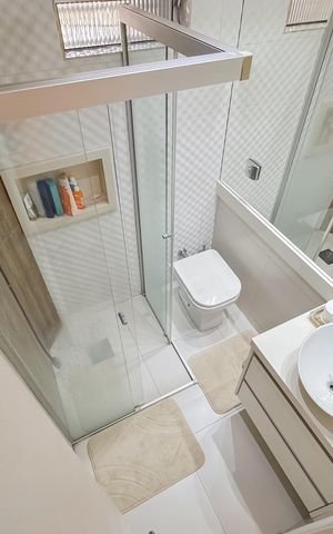 Apartamento para alugar com 59m², 2 quartos e sem vaga Apartamento para alugar com 59m², 2 quartos e sem vagaBanheiro Corredor