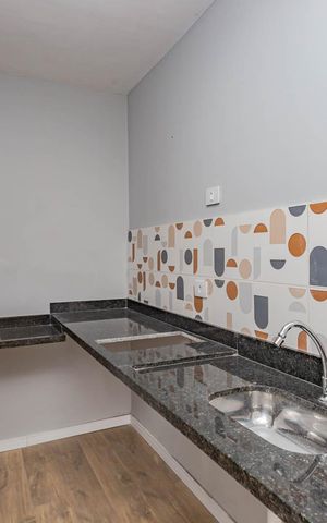 Studio para alugar com 35m², 1 quarto e sem vagaCozinha