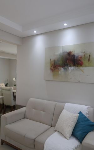 Casa de condomínio à venda com 120m², 3 quartos e 3 vagasSala