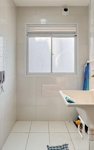 Apartamento à venda com 37m², 2 quartos e 1 vaga Apartamento à venda com 37m², 2 quartos e 1 vagaCozinha e Área de Serviço