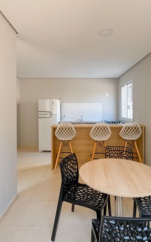 Apartamento à venda com 37m², 2 quartos e 1 vaga Apartamento à venda com 37m², 2 quartos e 1 vagaÁrea comum - Salão de festas