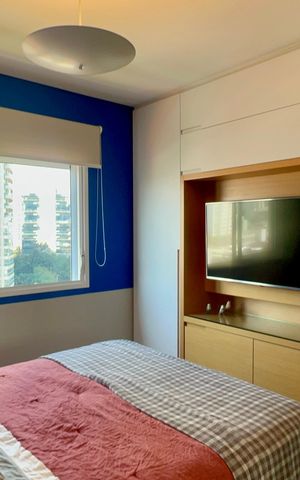 Apartamento à venda com 60m², 1 quarto e 2 vagas Apartamento à venda com 60m², 1 quarto e 2 vagasSuite