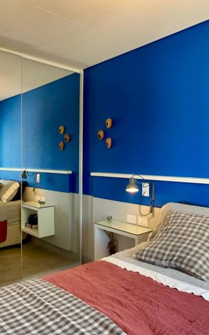 Apartamento à venda com 60m², 1 quarto e 2 vagas Apartamento à venda com 60m², 1 quarto e 2 vagasSuite