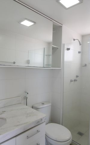 Apartamento à venda com 71m², 2 quartos e 2 vagasBanheiro Suíte 1