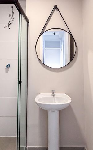 Apartamento à venda com 29m², 1 quarto e sem vaga Apartamento à venda com 29m², 1 quarto e sem vagaBanheiro