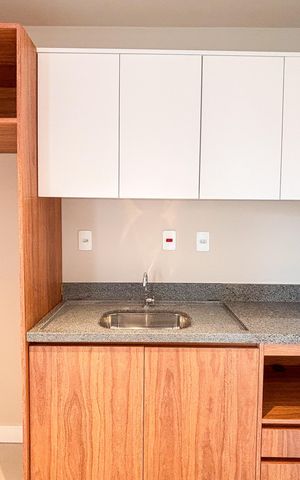 Apartamento à venda com 29m², 1 quarto e sem vaga Apartamento à venda com 29m², 1 quarto e sem vagaCozinha