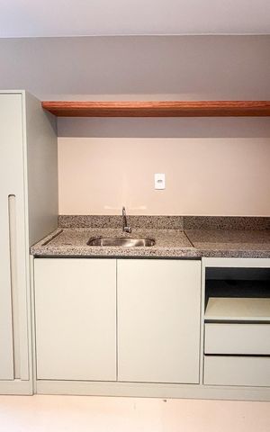 Apartamento à venda com 38m², 1 quarto e sem vaga Apartamento à venda com 38m², 1 quarto e sem vagaSala/Cozinha