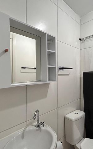 Apartamento para alugar com 35m², 2 quartos e sem vaga Apartamento para alugar com 35m², 2 quartos e sem vagaBanheiro