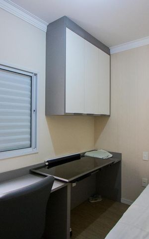 Apartamento à venda com 80m², 3 quartos e 2 vagasQuarto 2
