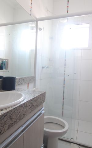 Casa de condomínio à venda com 116m², 3 quartos e 2 vagasBanheiro comum