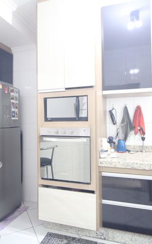 Casa de condomínio à venda com 116m², 3 quartos e 2 vagasCozinha