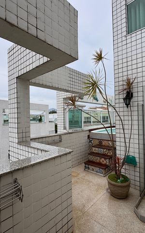 Apartamento para alugar com 167m², 4 quartos e 3 vagasTerraço
