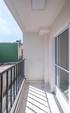 Apartamento à venda com 32m², 2 quartos e sem vagaSacada