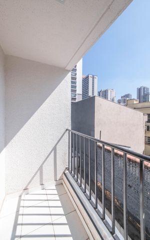 Apartamento à venda com 32m², 2 quartos e sem vagaSacada