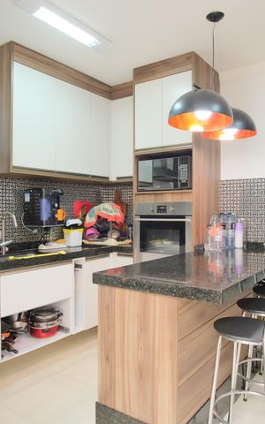 Casa de condomínio à venda com 163m², 3 quartos e 2 vagasCozinha