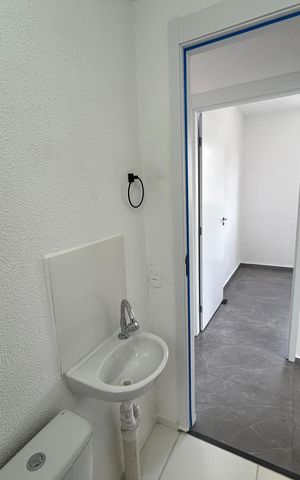 Apartamento para alugar com 41m², 2 quartos e sem vagaBanheiro Social