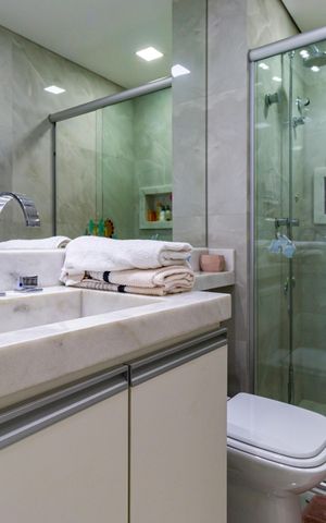 Apartamento à venda com 72m², 3 quartos e 2 vagasBanheiro Social