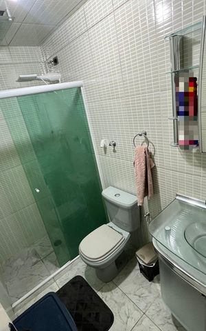 Casa para alugar com 100m², 2 quartos e 1 vaga Casa para alugar com 100m², 2 quartos e 1 vagaBanheiro 1