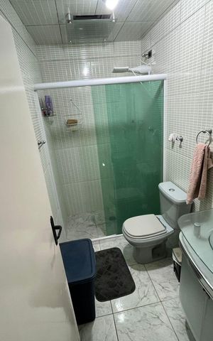 Casa para alugar com 100m², 2 quartos e 1 vaga Casa para alugar com 100m², 2 quartos e 1 vagaBanheiro 1