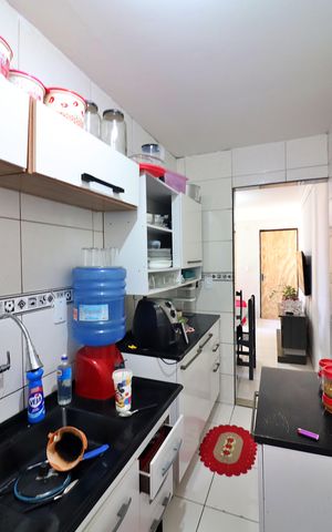 Apartamento à venda com 55m², 2 quartos e 1 vagaCozinha e Área de Serviço