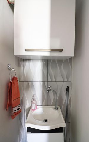 Apartamento à venda com 55m², 2 quartos e 1 vagaBanheiro Social