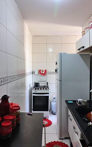 Apartamento à venda com 55m², 2 quartos e 1 vagaCozinha e Área de Serviço