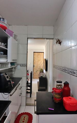 Apartamento à venda com 55m², 2 quartos e 1 vagaCozinha e Área de Serviço