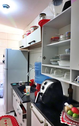 Apartamento à venda com 55m², 2 quartos e 1 vagaCozinha e Área de Serviço