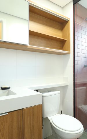 Apartamento à venda com 36m², 1 quarto e 1 vagaBanheiro